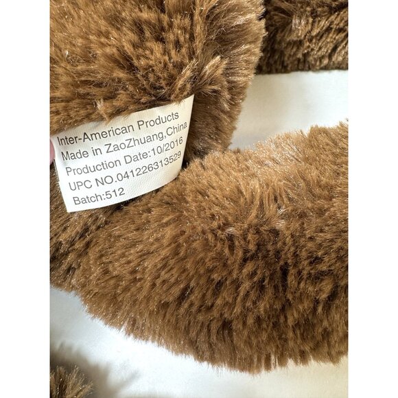 Sloth Plush with Bunny Ears Easter Stuffed Animal Toys Brown Gray Lot of 2 - Picture 5 of 11